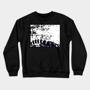 Two Women On The Bridge. Abstract Art Photography. Crewneck Sweatshirt